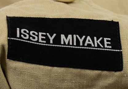 ISSEY MIYAKE MEN Linen Punching Stitch Jacket Beige Size M