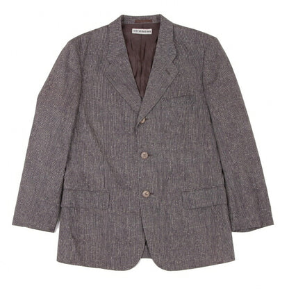 ISSEY MIYAKE MEN Cotton Faded Stripe Jacket Purple Size L
