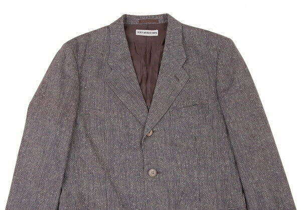 ISSEY MIYAKE MEN Cotton Faded Stripe Jacket Purple Size L