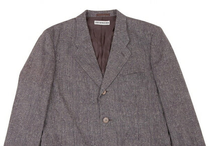 ISSEY MIYAKE MEN Cotton Faded Stripe Jacket Purple Size L