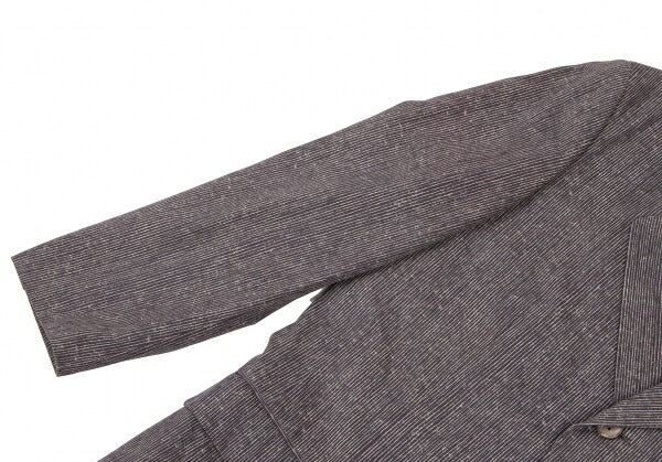 ISSEY MIYAKE MEN Cotton Faded Stripe Jacket Purple Size L