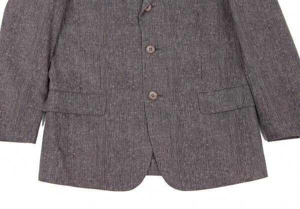 ISSEY MIYAKE MEN Cotton Faded Stripe Jacket Purple Size L