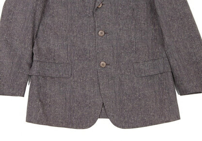 ISSEY MIYAKE MEN Cotton Faded Stripe Jacket Purple Size L