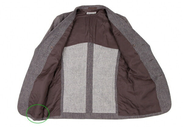 ISSEY MIYAKE MEN Cotton Faded Stripe Jacket Purple Size L