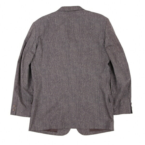 ISSEY MIYAKE MEN Cotton Faded Stripe Jacket Purple Size L