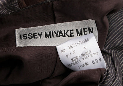 ISSEY MIYAKE MEN Cotton Faded Stripe Jacket Purple Size L