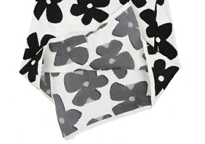 COMME des GARCONS 22SS Floral Top White/Black Size S
