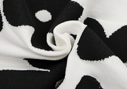 COMME des GARCONS 22SS Floral Top White/Black Size S