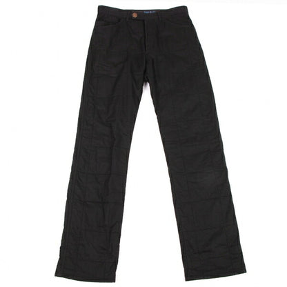 GAULTIER JEAN'S Checker Stitch Padded Jeans Black Size 46