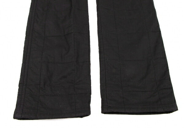 GAULTIER JEAN'S Checker Stitch Padded Jeans Black Size 46