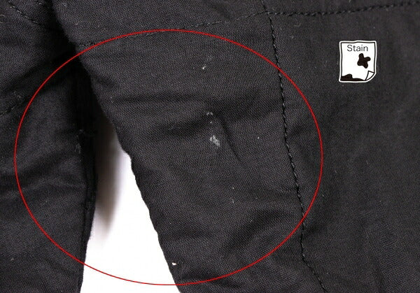 GAULTIER JEAN'S Checker Stitch Padded Jeans Black Size 46
