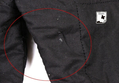 GAULTIER JEAN'S Checker Stitch Padded Jeans Black Size 46