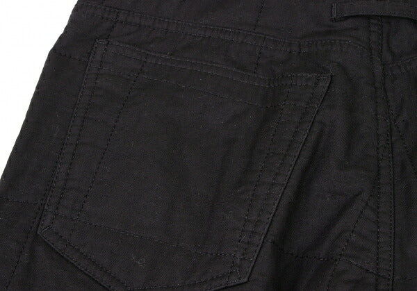 GAULTIER JEAN'S Checker Stitch Padded Jeans Black Size 46