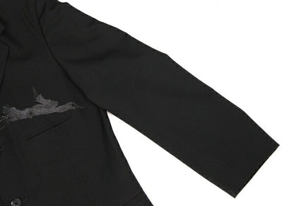 Yohji Yamamoto POUR HOMME 02SS Wool Jacket Black Size 2