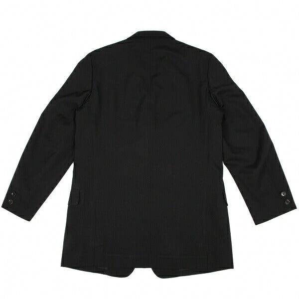Yohji Yamamoto POUR HOMME 02SS Wool Jacket Black Size 2