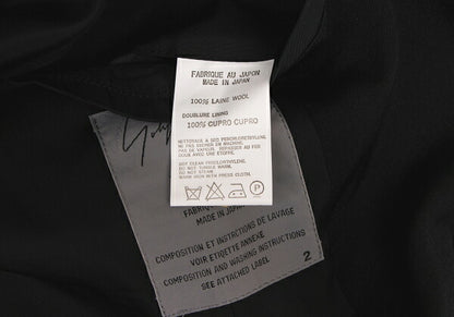 Yohji Yamamoto POUR HOMME 02SS Wool Jacket Black Size 2