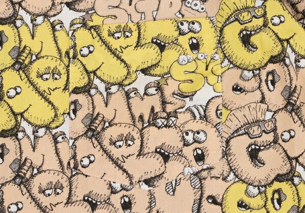 COMME des GARCONS SHIRT x KAWS Graphic Shirt Yellow Size S
