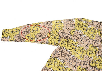 COMME des GARCONS SHIRT x KAWS Graphic Shirt Yellow Size S