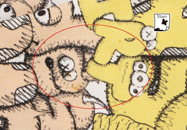 COMME des GARCONS SHIRT x KAWS Graphic Shirt Yellow Size S