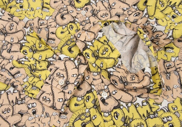 COMME des GARCONS SHIRT x KAWS Graphic Shirt Yellow Size S