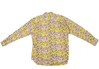 COMME des GARCONS SHIRT x KAWS Graphic Shirt Yellow Size S