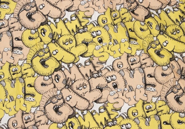 COMME des GARCONS SHIRT x KAWS Graphic Shirt Yellow Size S