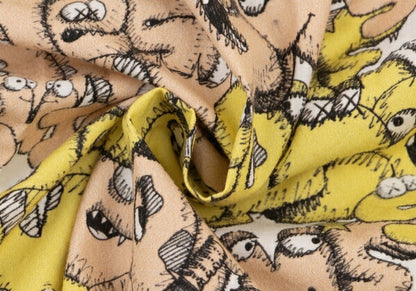 COMME des GARCONS SHIRT x KAWS Graphic Shirt Yellow Size S