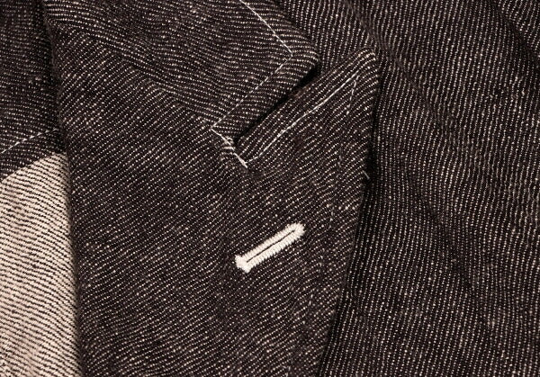 COMME des GARCONS HOMME Linen Cotton Jacket Brown Size S