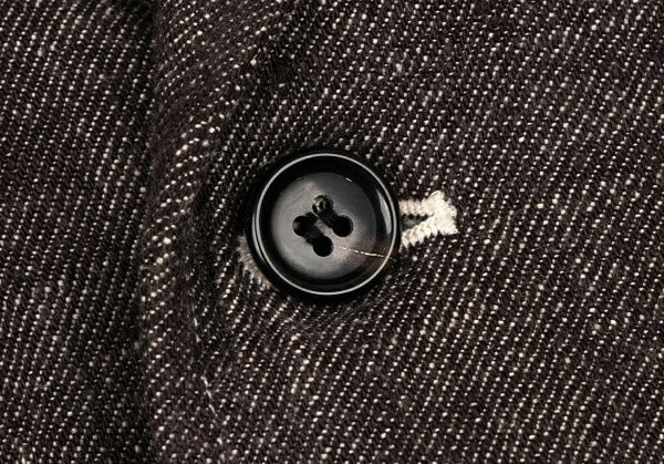 COMME des GARCONS HOMME Linen Cotton Jacket Brown Size S