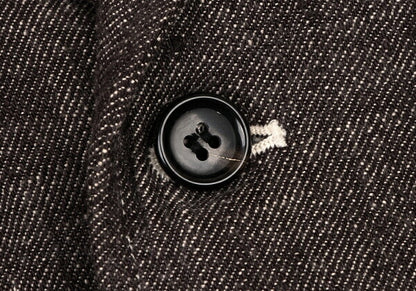 COMME des GARCONS HOMME Linen Cotton Jacket Brown Size S