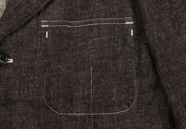 COMME des GARCONS HOMME Linen Cotton Jacket Brown Size S