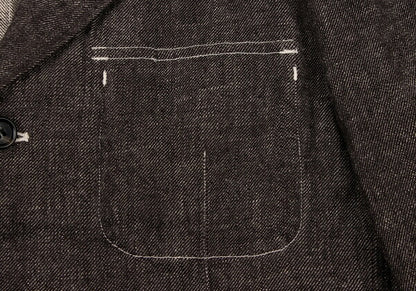 COMME des GARCONS HOMME Linen Cotton Jacket Brown Size S