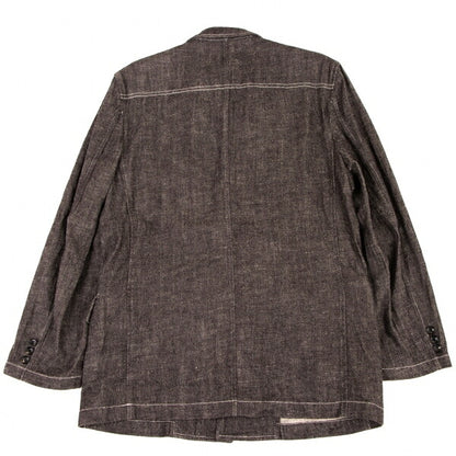 COMME des GARCONS HOMME Linen Cotton Jacket Brown Size S