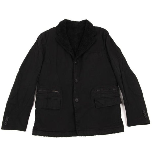 COMME des GARCONS HOMME Product Dyed Boa Jacket Black Size M
