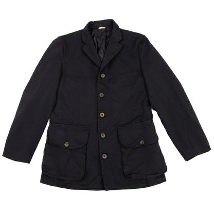 COMME des GARCONS HOMME DEUX Dyed Poly Jacket Navy Size S