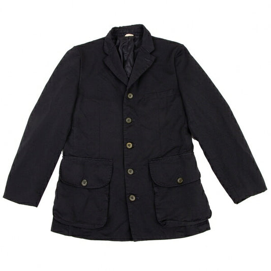 COMME des GARCONS HOMME DEUX Dyed Poly Jacket Navy Size S