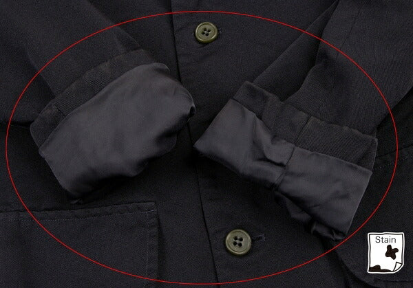 COMME des GARCONS HOMME DEUX Dyed Poly Jacket Navy Size S