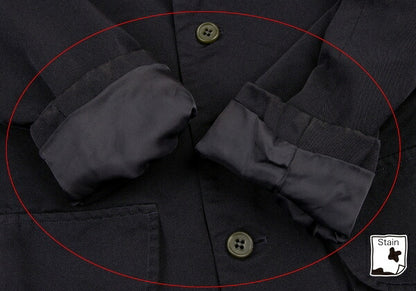 COMME des GARCONS HOMME DEUX Dyed Poly Jacket Navy Size S