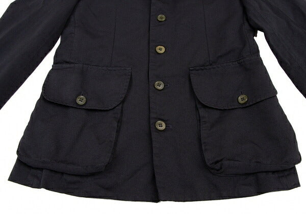 COMME des GARCONS HOMME DEUX Dyed Poly Jacket Navy Size S