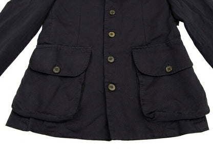 COMME des GARCONS HOMME DEUX Dyed Poly Jacket Navy Size S