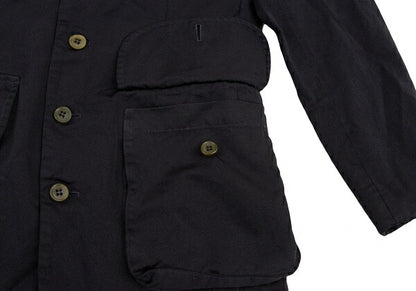 COMME des GARCONS HOMME DEUX Dyed Poly Jacket Navy Size S