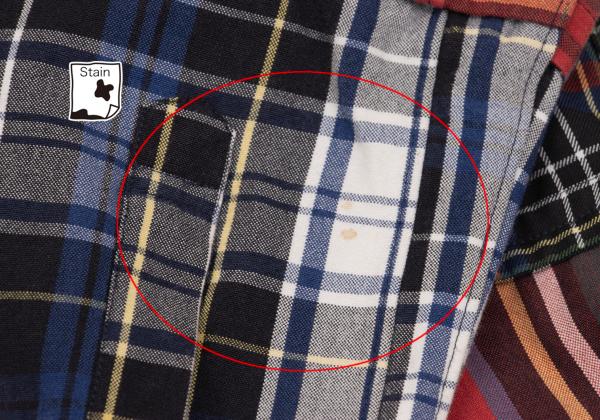 COMME des GARCONS SHIRT Multi Check Shirt Red Size XS