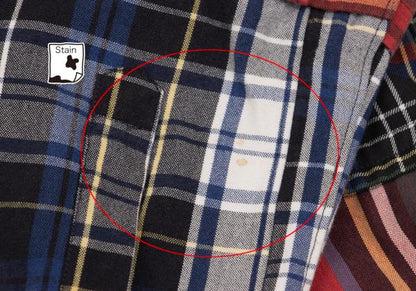 COMME des GARCONS SHIRT Multi Check Shirt Red Size XS