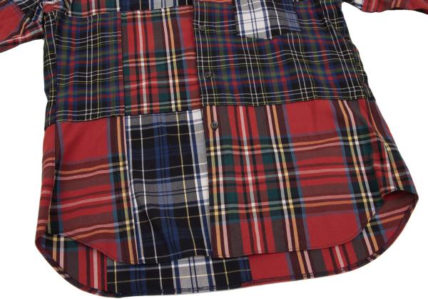 COMME des GARCONS SHIRT Multi Check Shirt Red Size XS