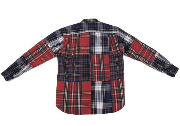 COMME des GARCONS SHIRT Multi Check Shirt Red Size XS