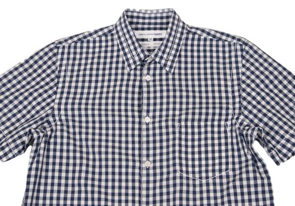 COMME des GARCONS SHIRT Gingham Shirt Blue/White Size M