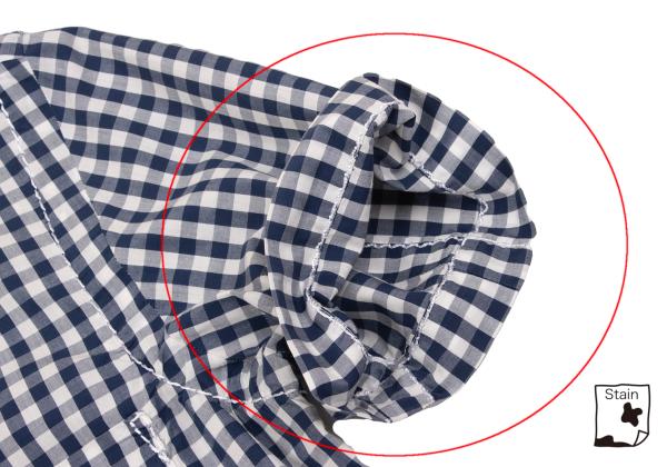 COMME des GARCONS SHIRT Gingham Shirt Blue/White Size M
