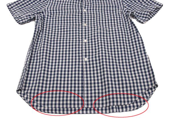 COMME des GARCONS SHIRT Gingham Shirt Blue/White Size M