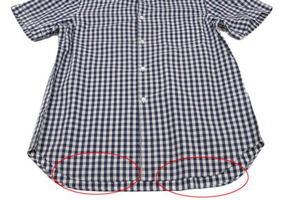 COMME des GARCONS SHIRT Gingham Shirt Blue/White Size M