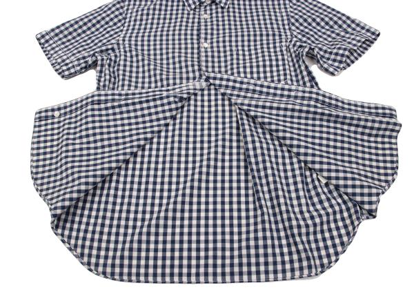 COMME des GARCONS SHIRT Gingham Shirt Blue/White Size M